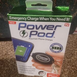 Keychain Phone Charger - Black